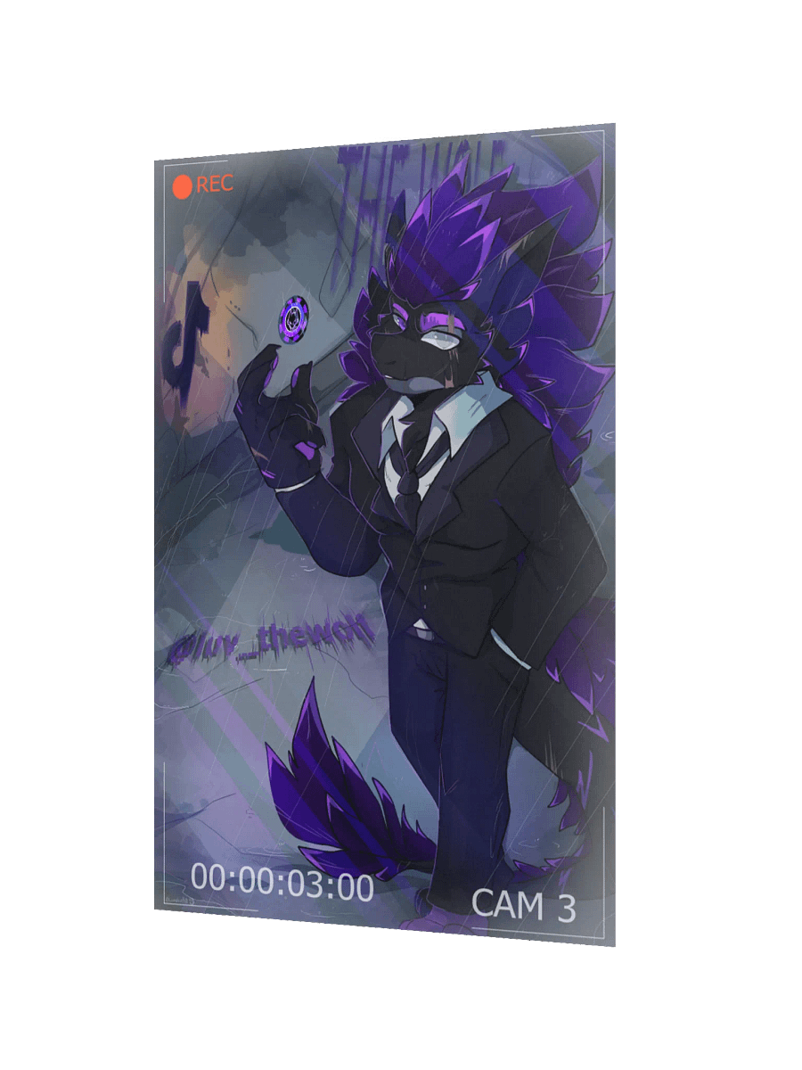 "The Wolf of TikTok" Nardoragon Exclusive Enhanced Matte Paper Poster Poster product image (2)