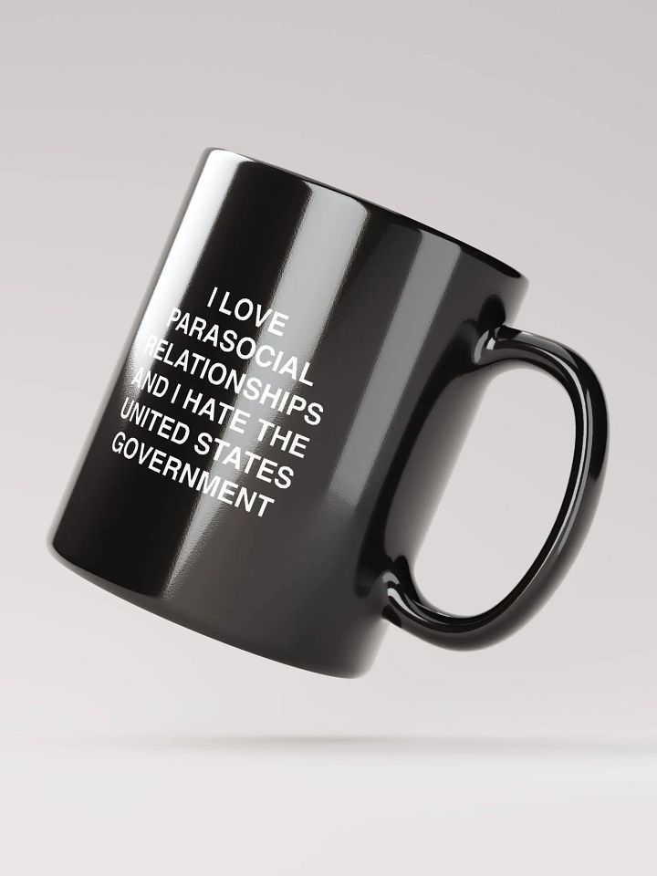 Parasocial Mug (Black) product image (3)