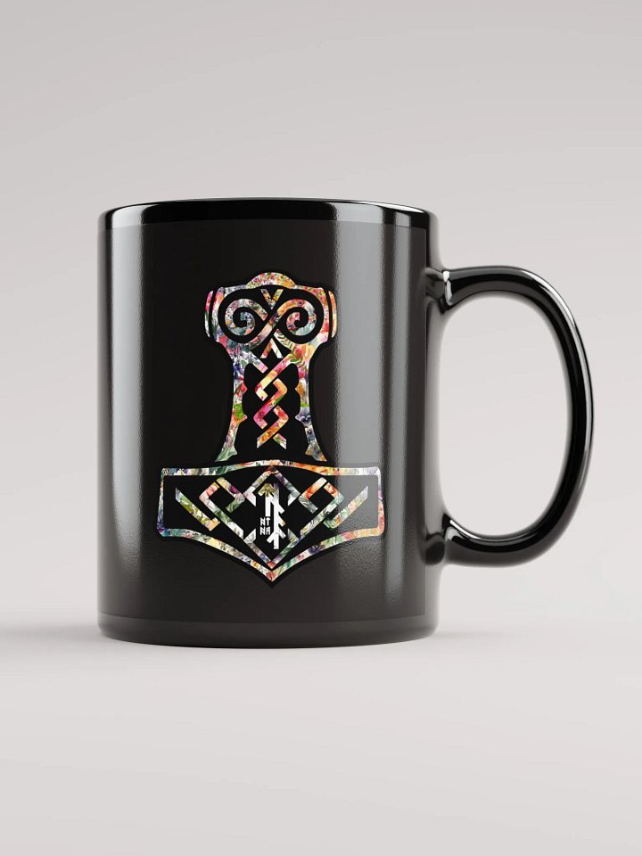 NTN Apparel Floral Mjölnir - Coffee Mug product image (1)