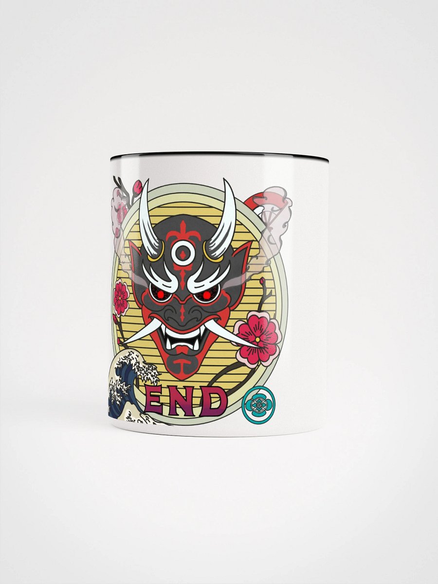 Demon Mask Zen Ceramic Mug with Color Inside product image (34)