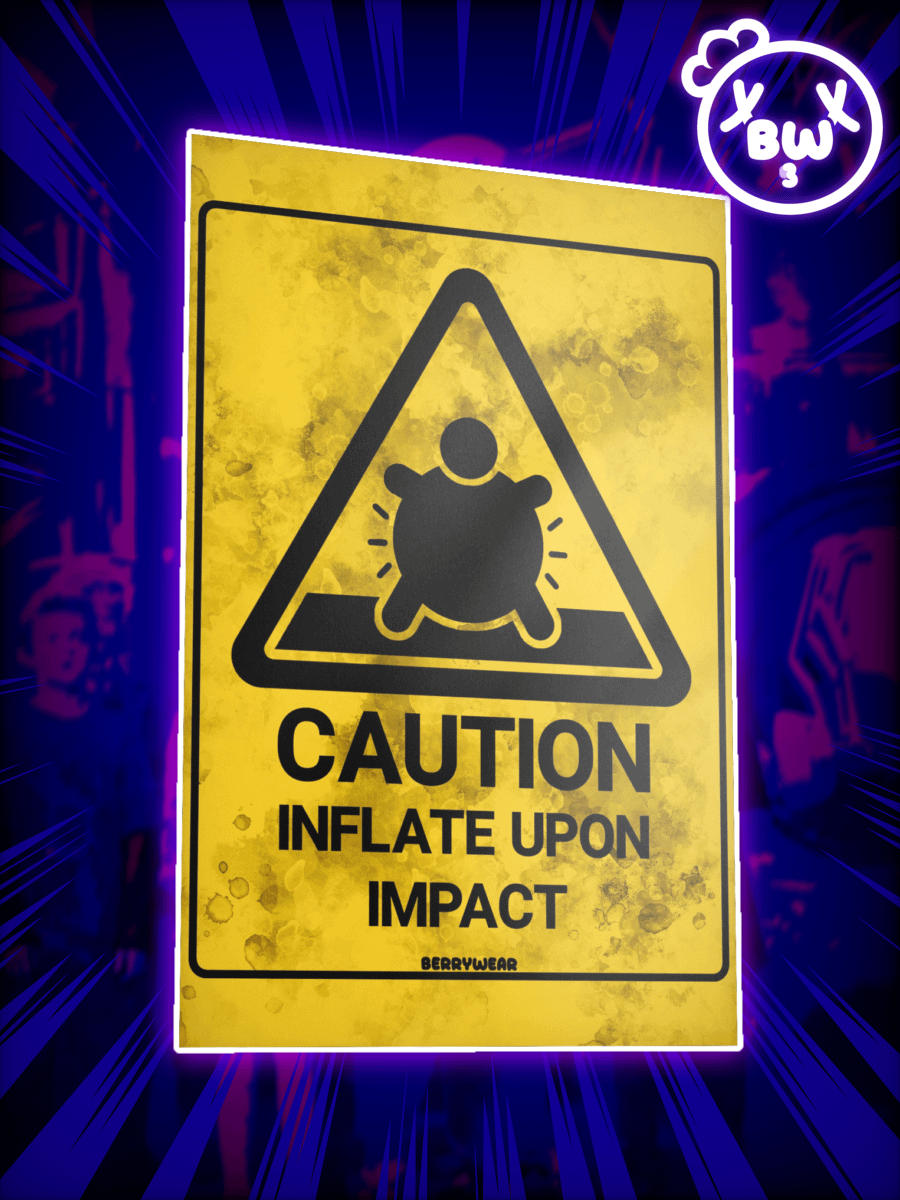 Inflate Caution - Poster product image (1)