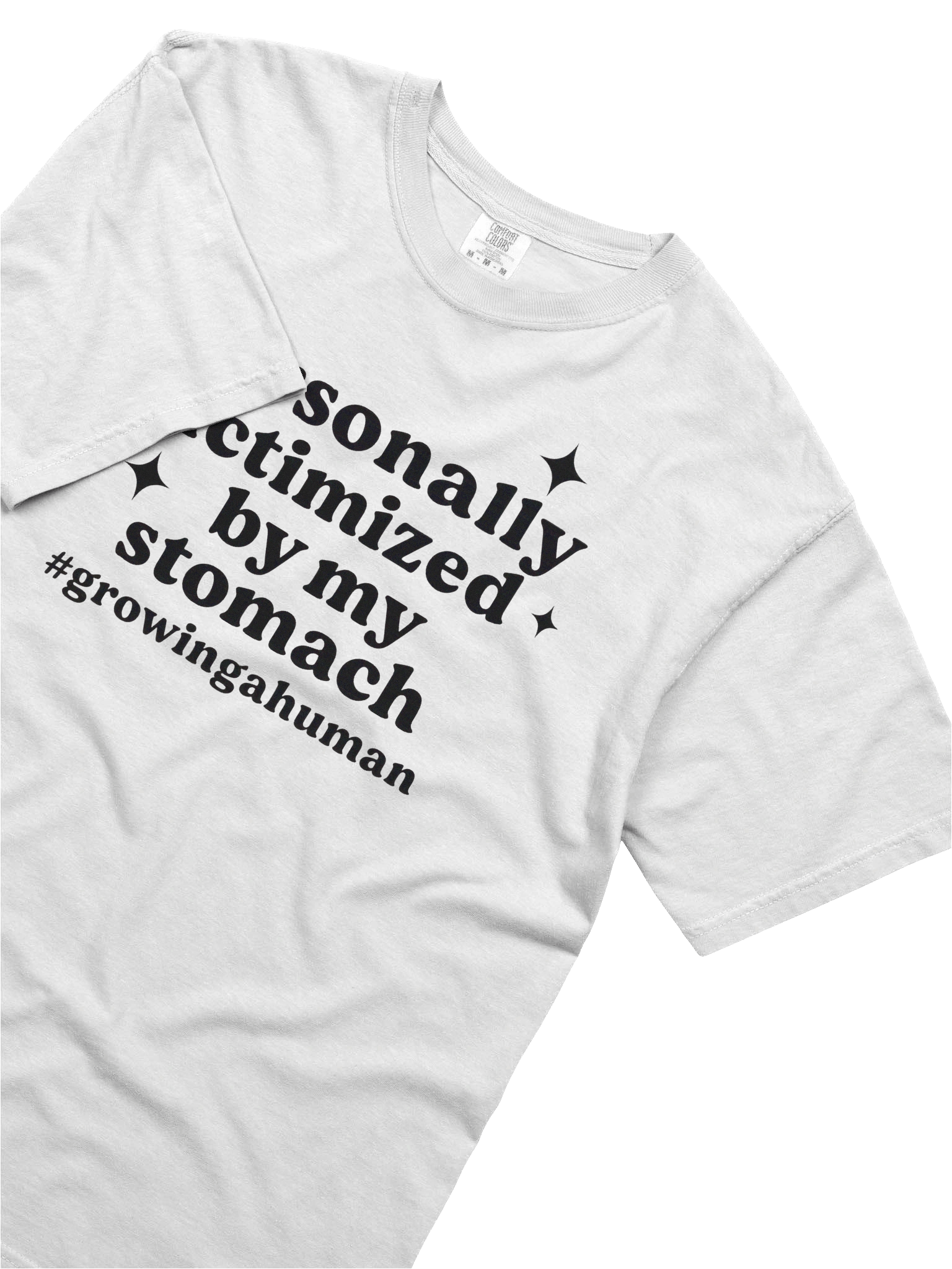 Personally Victimized By My Stomach — #GrowingAHuman Maternity Tee product image (6)
