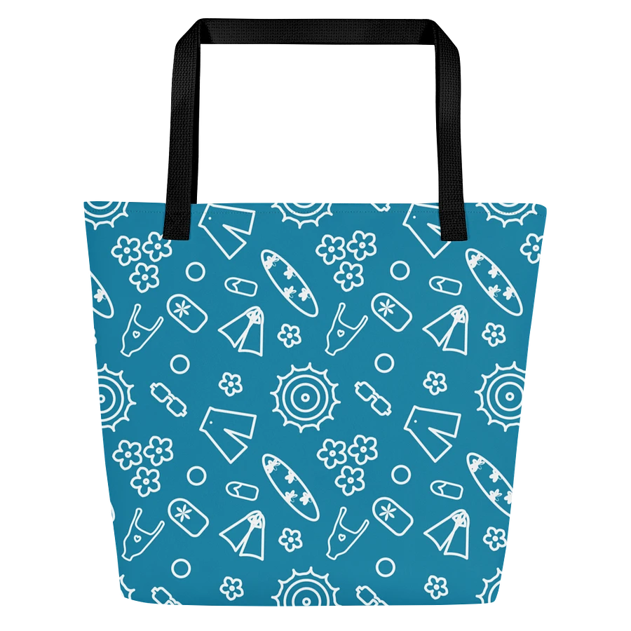 Beach Necessities Pattern All Over Print Tote product image (1)