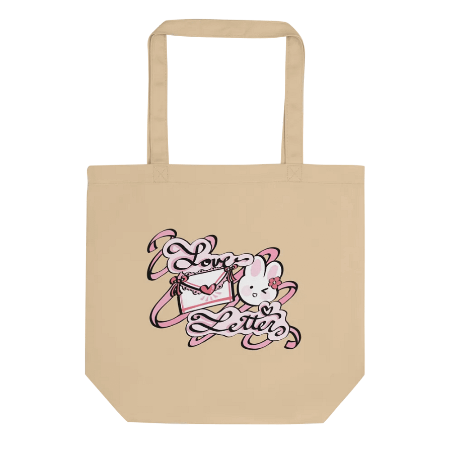 love letter tote bag . ݁₊ ⊹ . ݁˖ . ݁ product image (1)