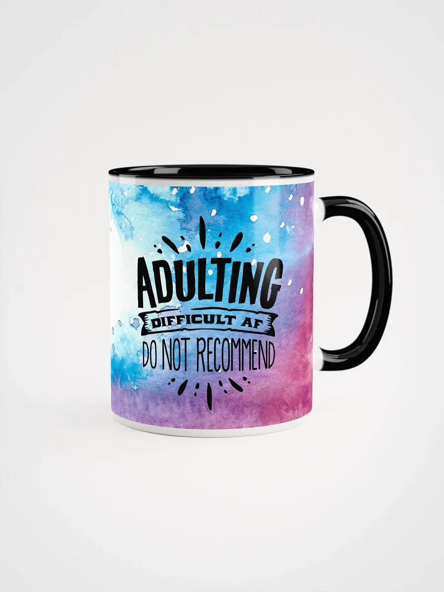 Adulting Difficult AF Ceramic Mug product image (1)