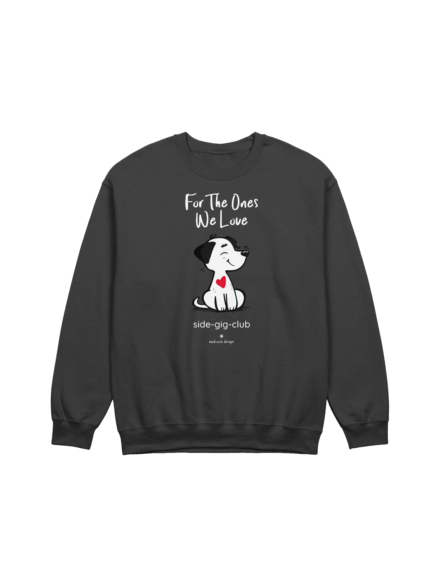 For the Ones We Love: Hustler's Adorable Puppy Edition Crewneck Sweatshirt product image (1)