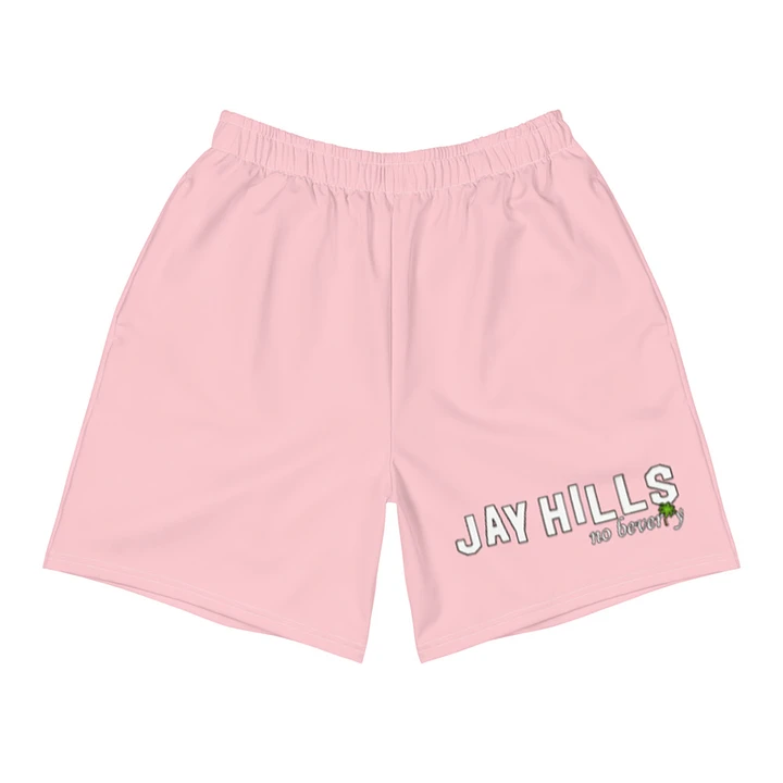 [JayHills] Men's Logo Athletic Long Shorts - Light Pink product image (1)