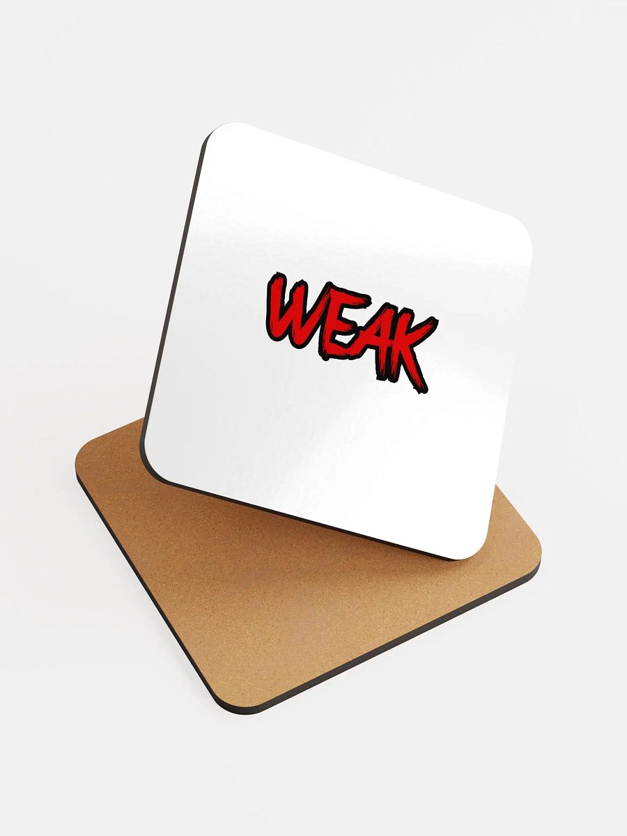 WEAK Glossed Cork Coaster product image (6)