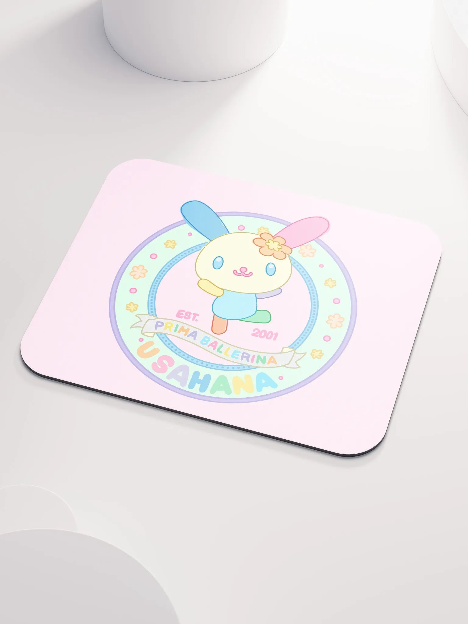 Rainbow Bunny Mouse Pad product image (3)