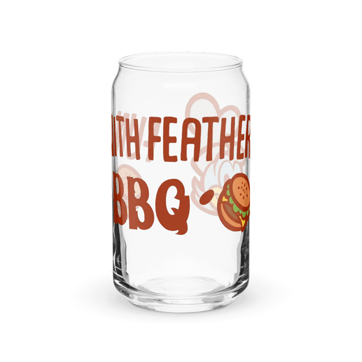 Fun with Feather BBQ Glass product image (1)