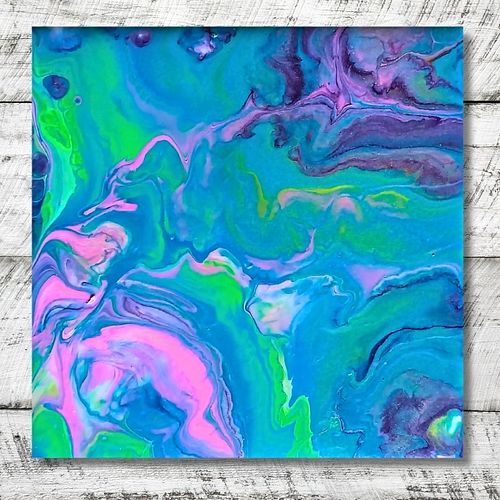 Using Thin Acrylic Paint to Create Beautiful Abstract Fluid Art

This is a very easy technique for beginners. You simply thro...