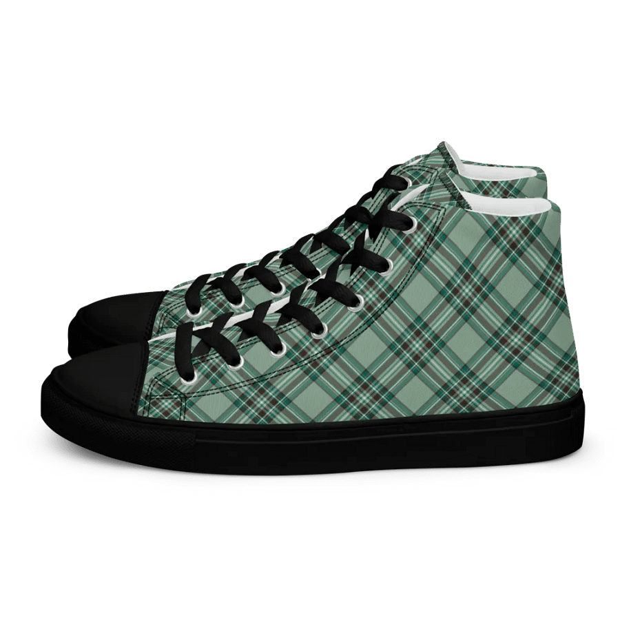 Kelly Tartan Men's High Top Shoes product image (4)