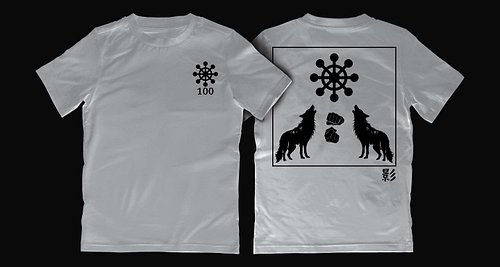 100 Shadows Tee White