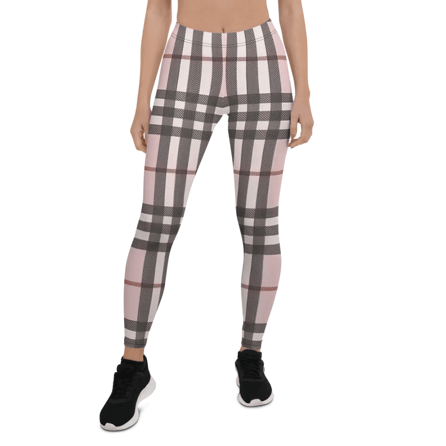 Plaid Perfection Custom Leggings product image (1)