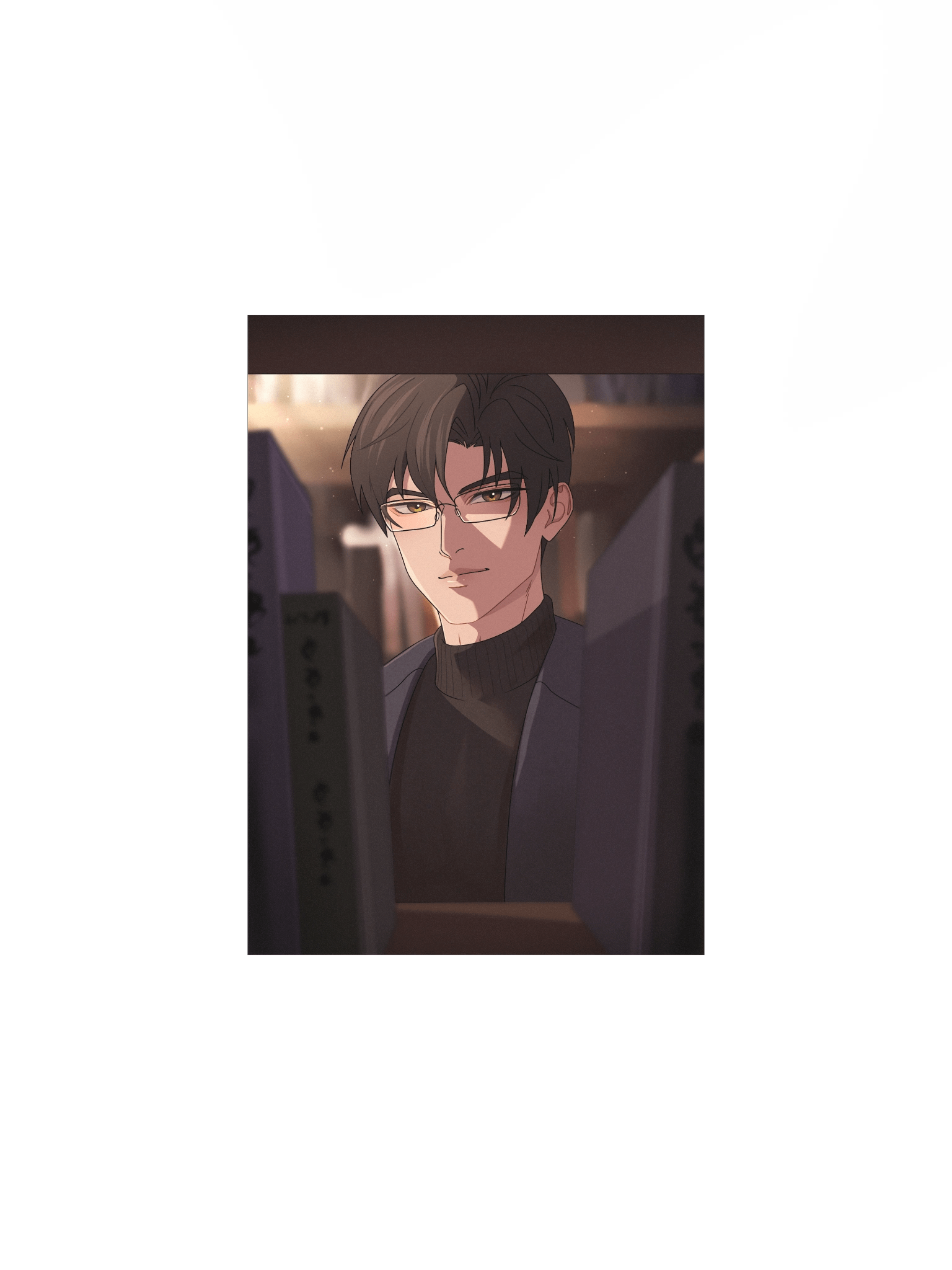 Zayne Library Art Print product image (1)