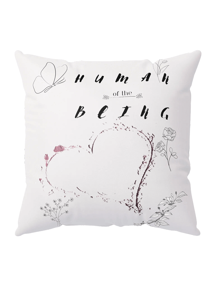Cascading Love All-Over Print Pillow, "Human of the Being" product image (2)