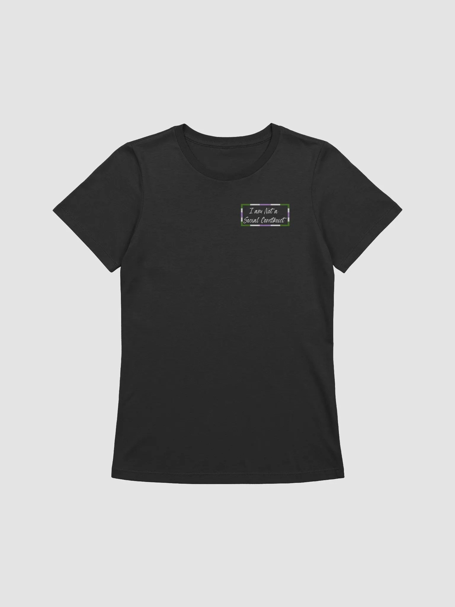 I am Not a Social Construct (wt) - Gender Queer - Women's Relaxed Fit T product image (9)