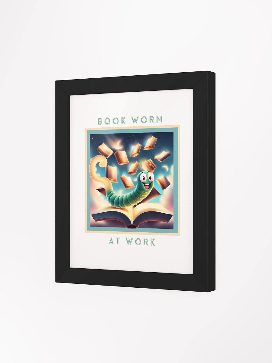 Bookworm at Work Framed Poster product image (99)