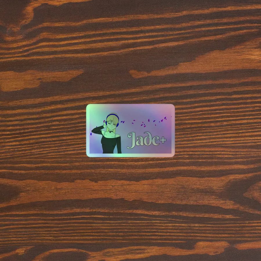 Pink Jade+ Holographic Sticker product image (3)