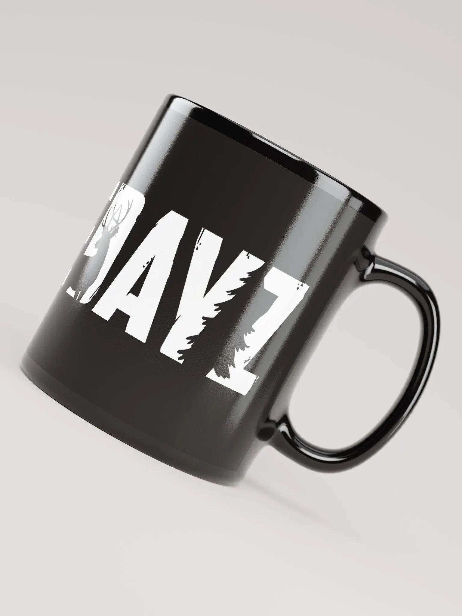 Holliedayz logo black mug product image (8)