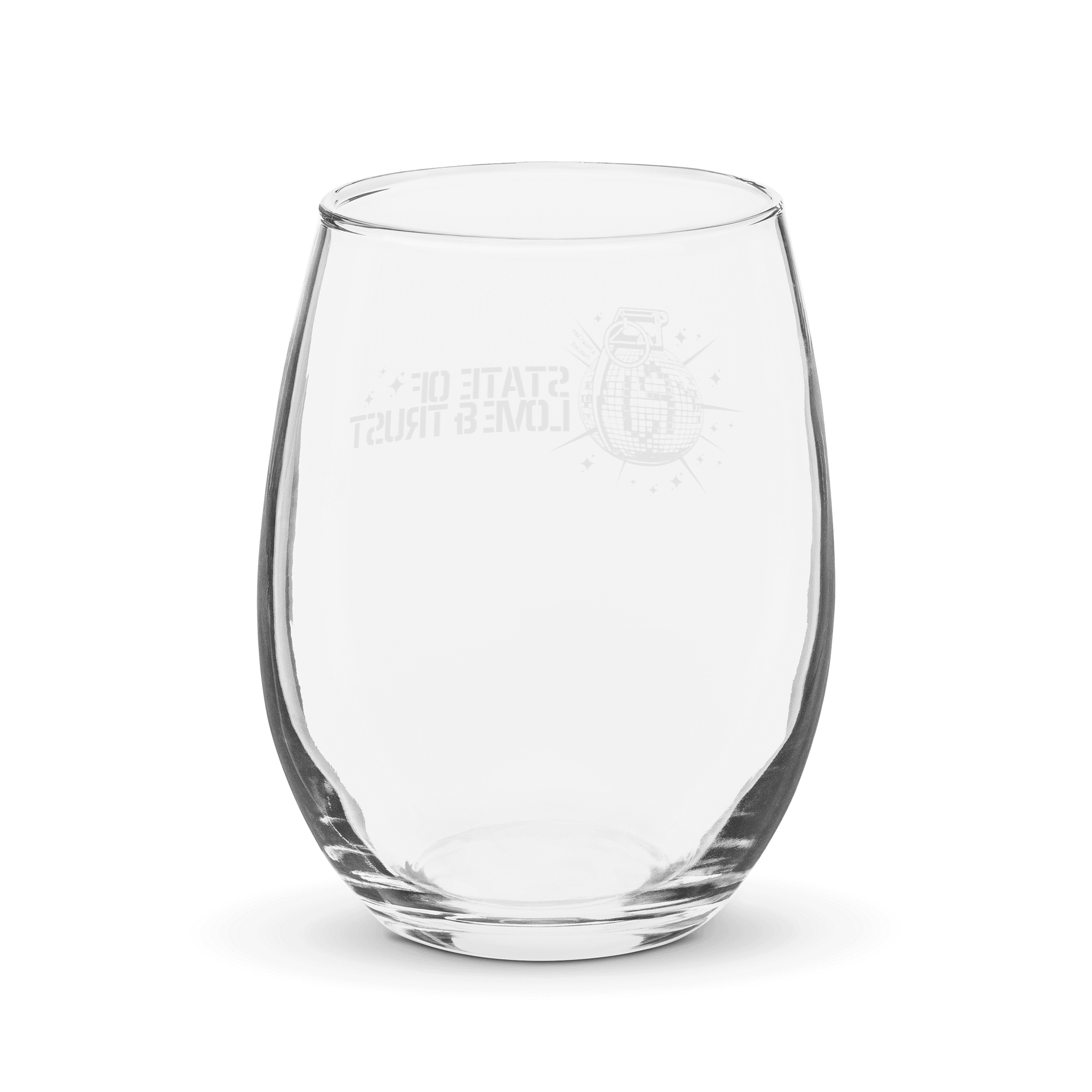 Disco Bomb! Stemless Wine Glass (Rosso) product image (2)