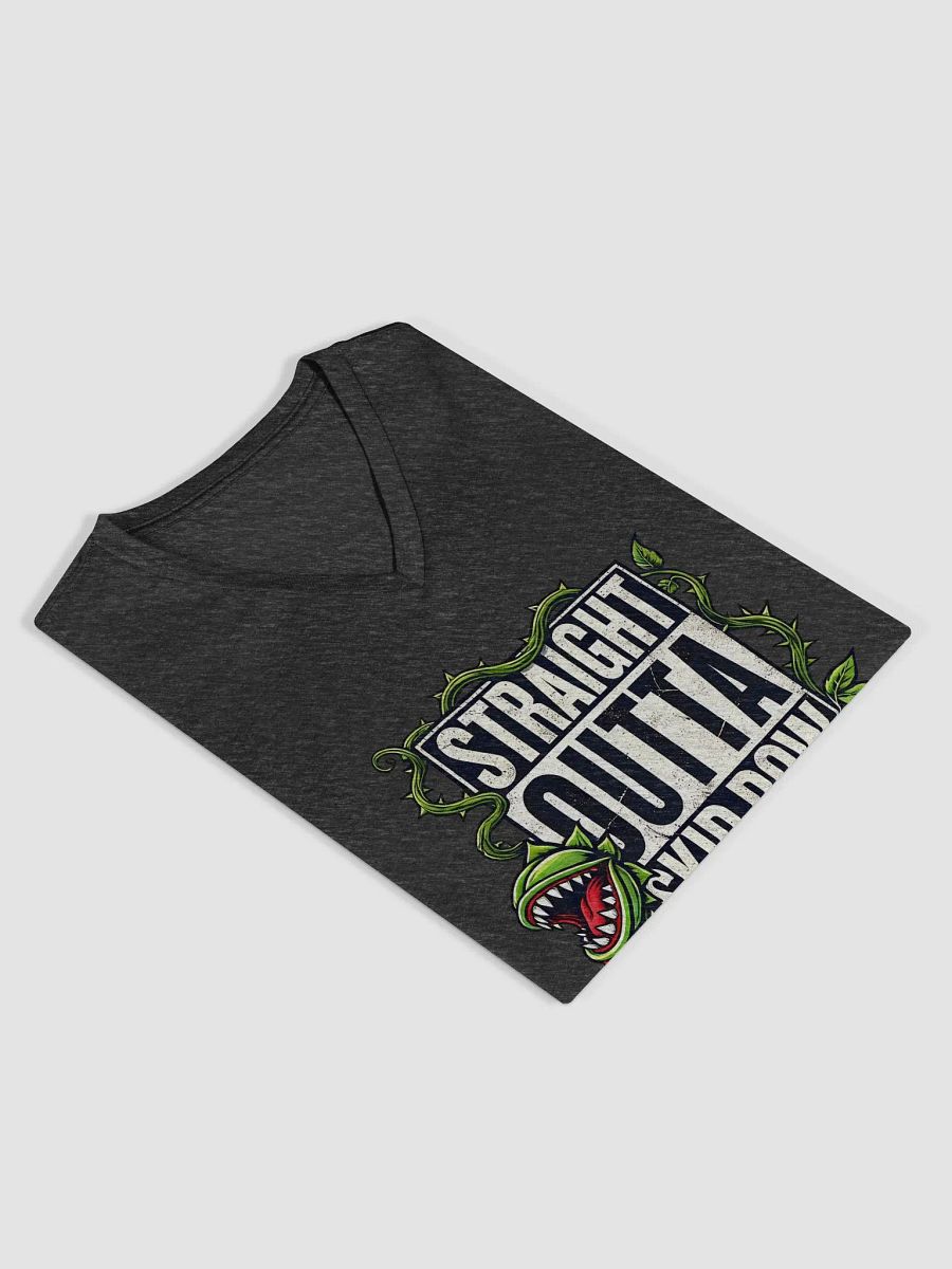 Straight Outta Skid Row Little Shop of Horrors V-Neck T-Shirt – Women's Relaxed Broadway Tee product image (4)