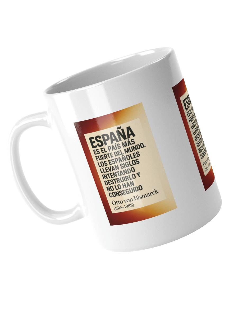 TAZA ultra-premium con cita histórica poco conocida de Bismarck sobre España product image (11)