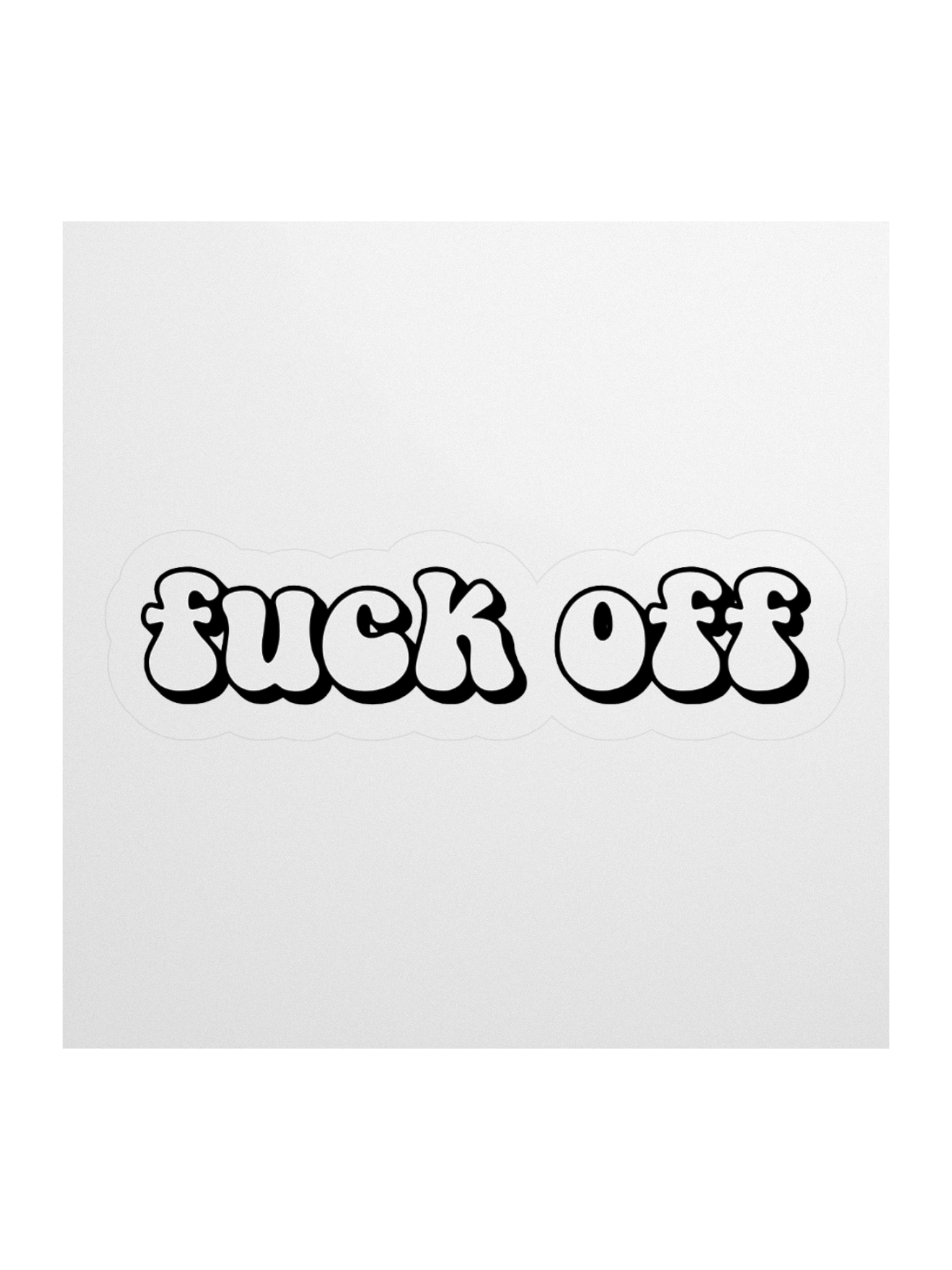 "Fuck Off" Sticker product image (3)