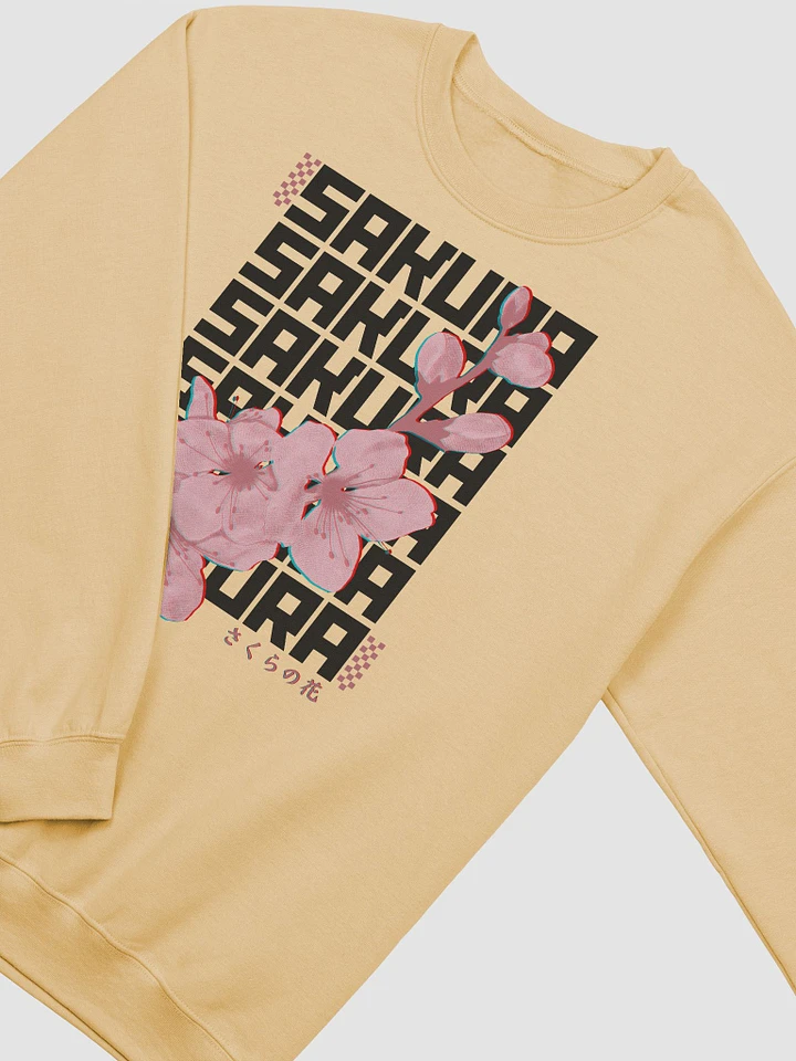 Sakura Anaglyph'd Sweatshirt product image (1)