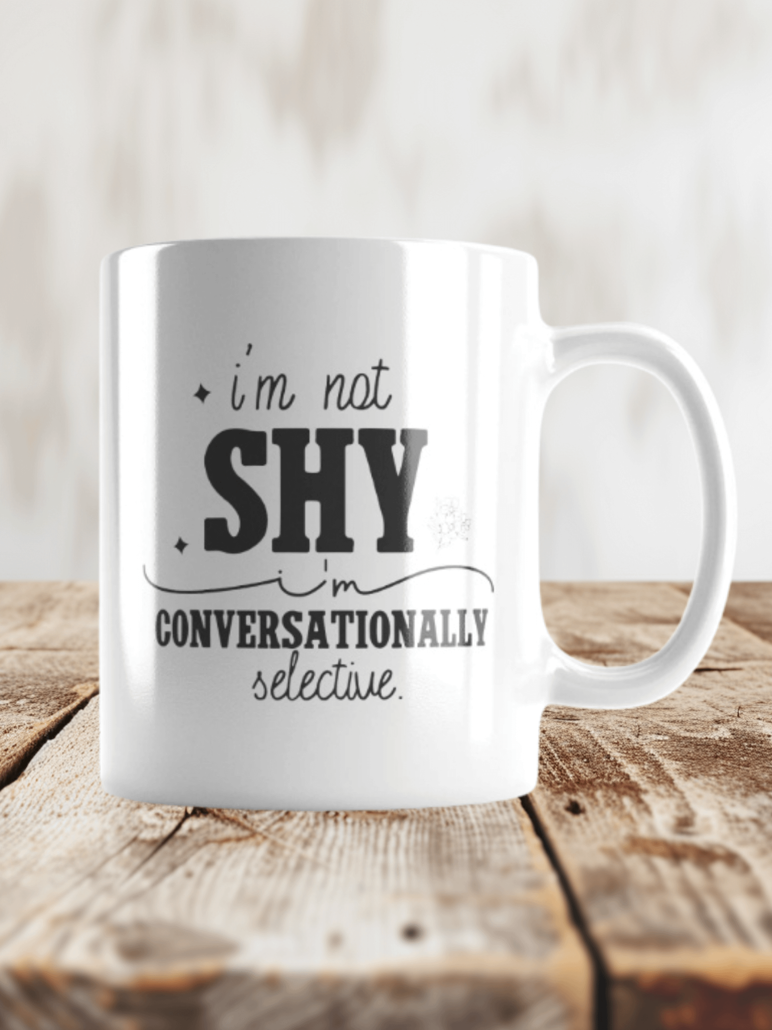 Conversationally Selective Mug product image (19)