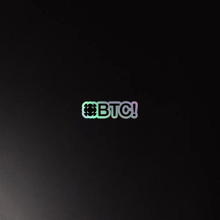 BTC! Holographic Sticker Set product image (2)