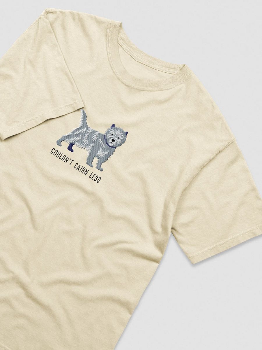 Couldn't Cairn Less T-Shirt(Embroidered) of a Cairn Terrier(Blue Brindle) product image (43)
