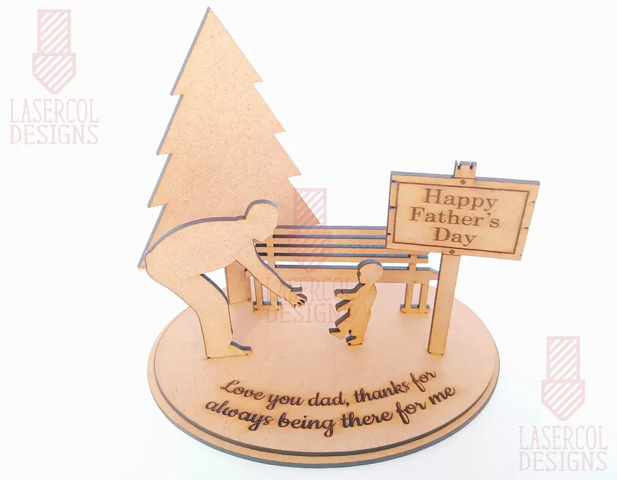 Father's Day Gift Plaque - Laser Cut Files product image (9)