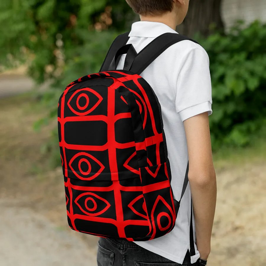 EyeSeeThru Logo Pattern Backpack product image (7)