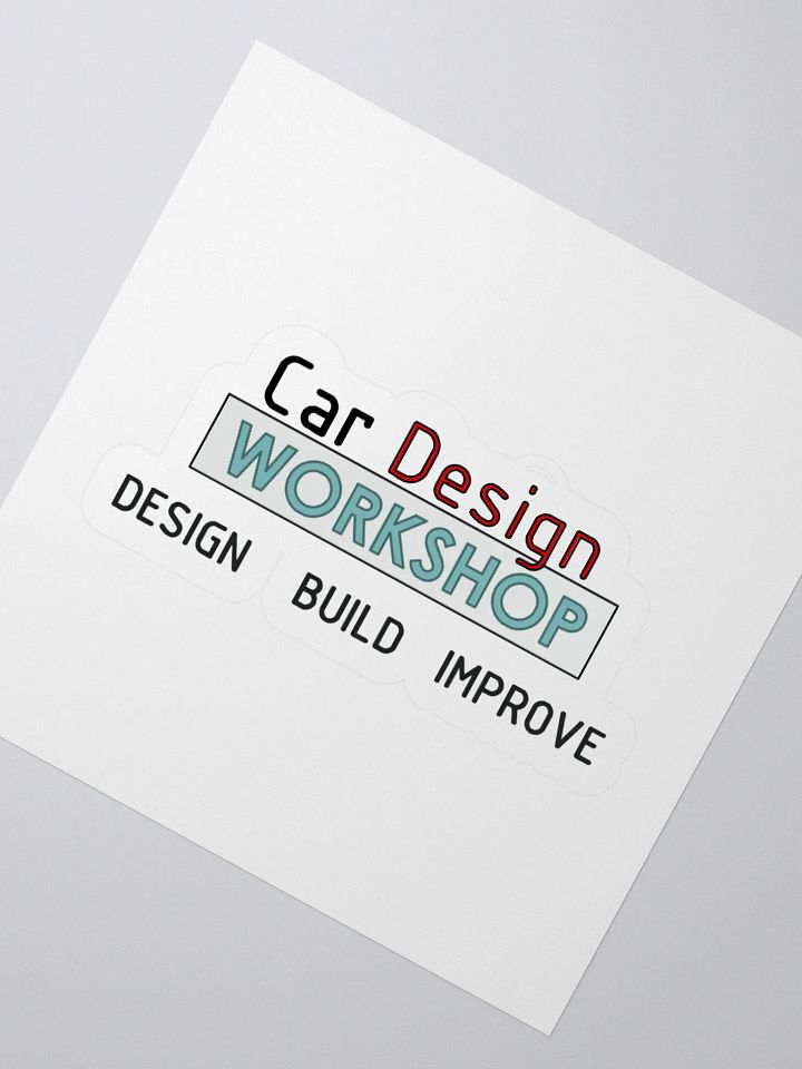 Car Design Workshop Stickers product image (4)