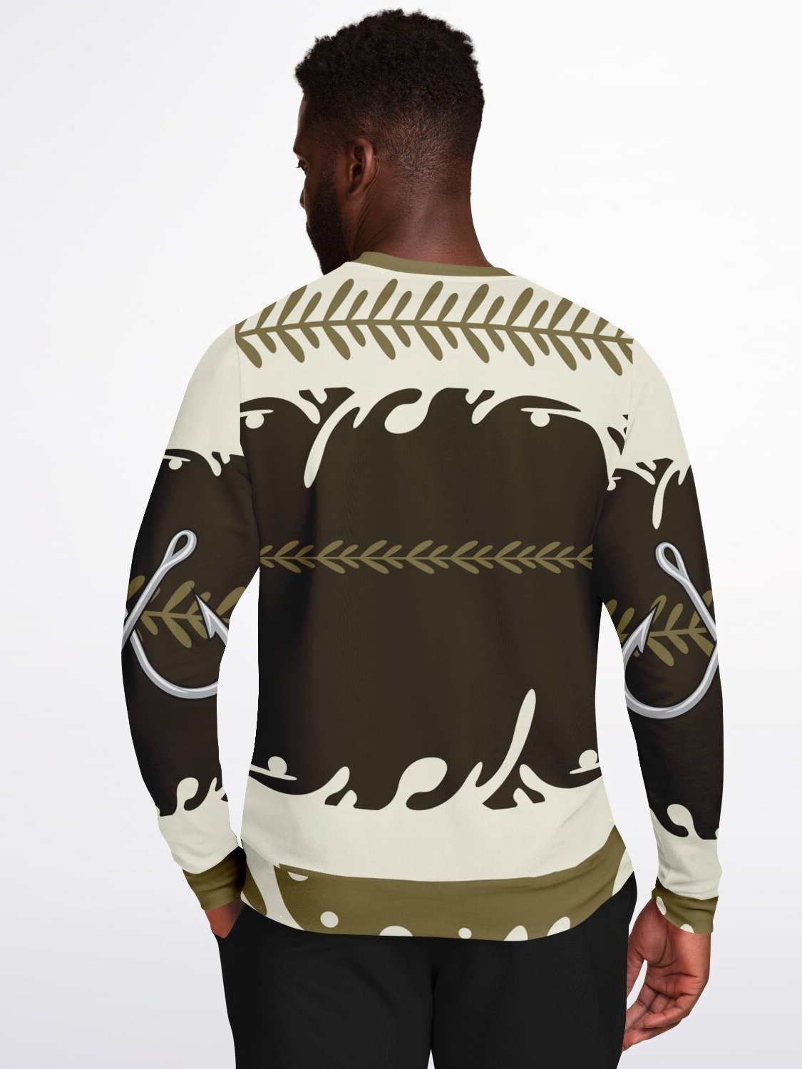 "I’d Much Rather Be Fishing" Sweatshirt - Vintage Fisherman Graphic | Cozy Outdoors Gift for Fishing Lovers | Stylish Unisex Sweatshirt product image (4)