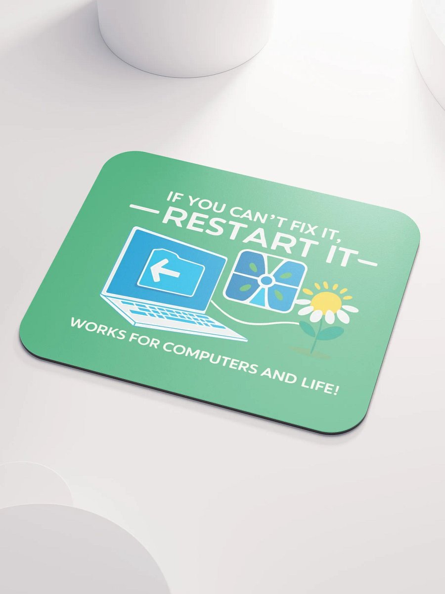 Restart & Refresh Mouse Pad product image (3)