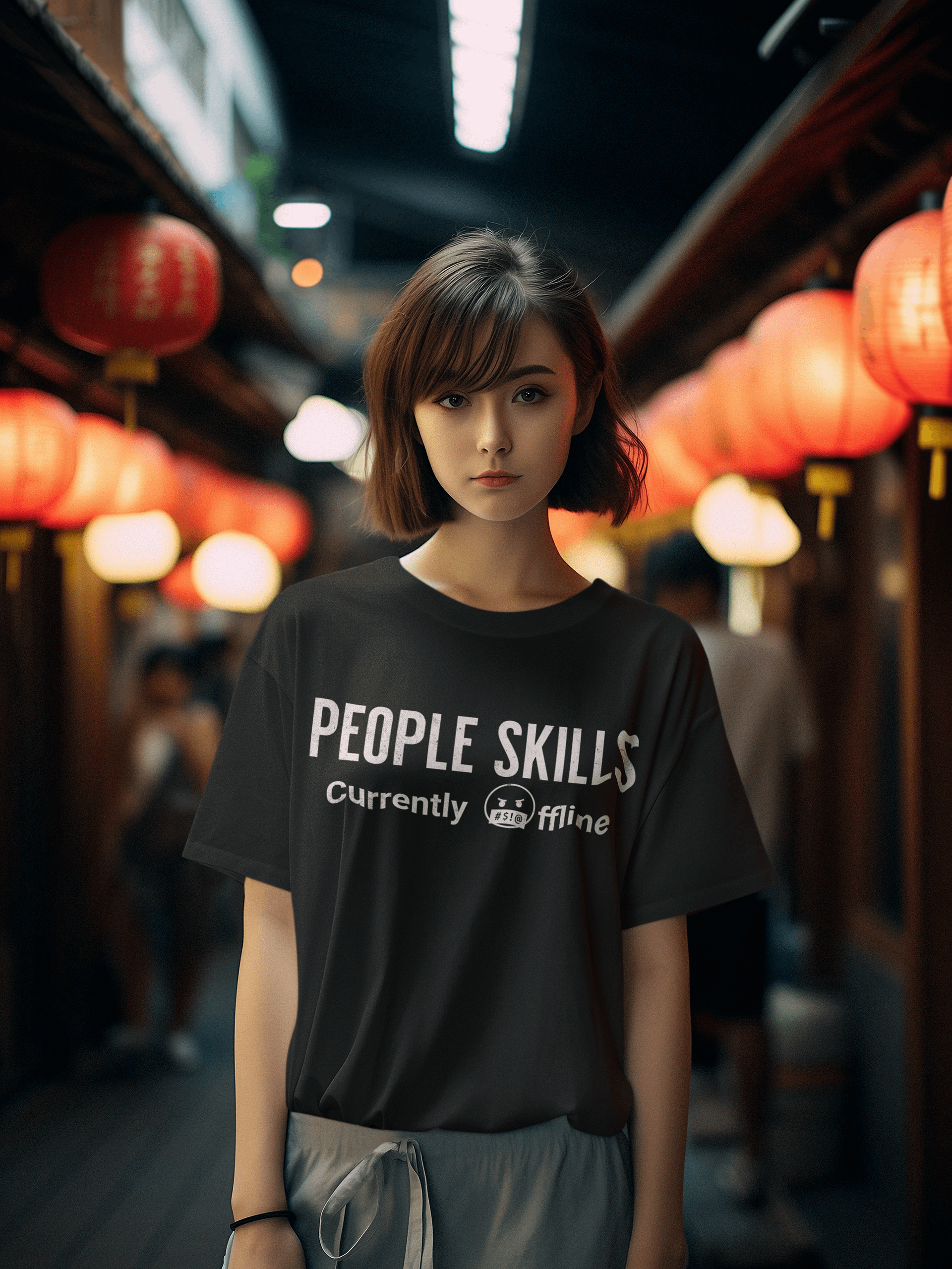People Skills Currently Offline T-Shirt product image (8)