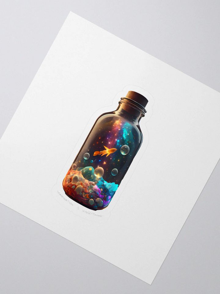 Imaginative Space Adventure Bottle Sticker product image (2)