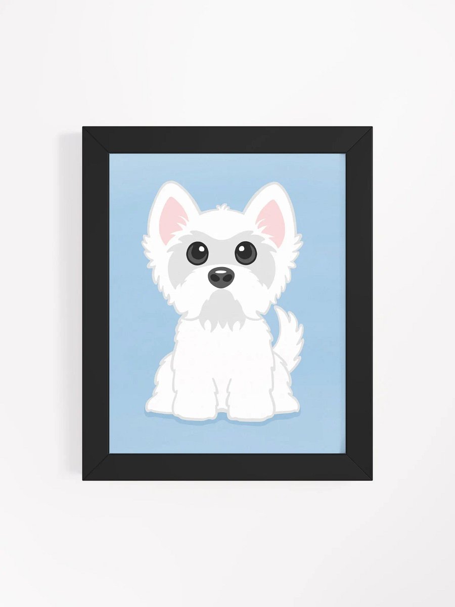 West Highland White Terrier (Westie) Puppy Framed Illustration product image (24)