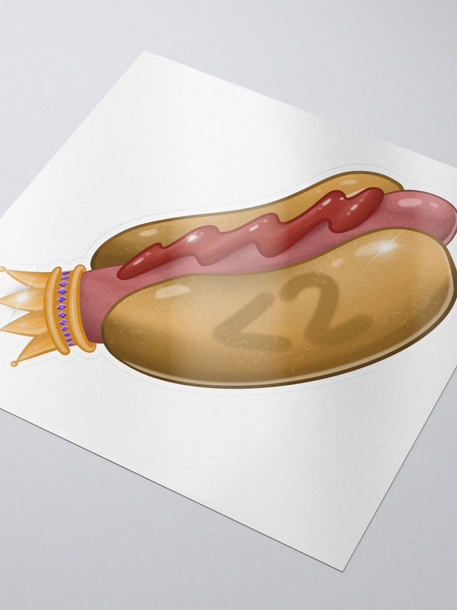Less Than 2 Year Hotdog Sticker product image (3)