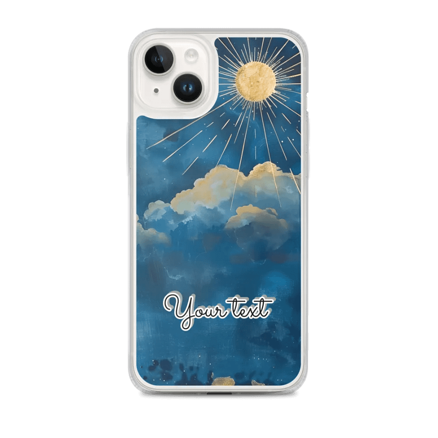 celestial Moon zodiac Customizable iPhone® Clear Case product image (1)