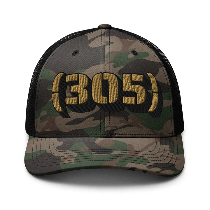 305 Camo Trucker Hat product image (1)