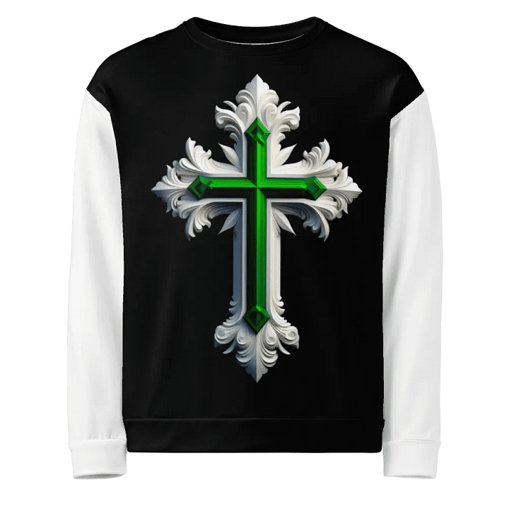 Angel and Cross - All-Over Unisex Sweatshirt #4 product image (1)