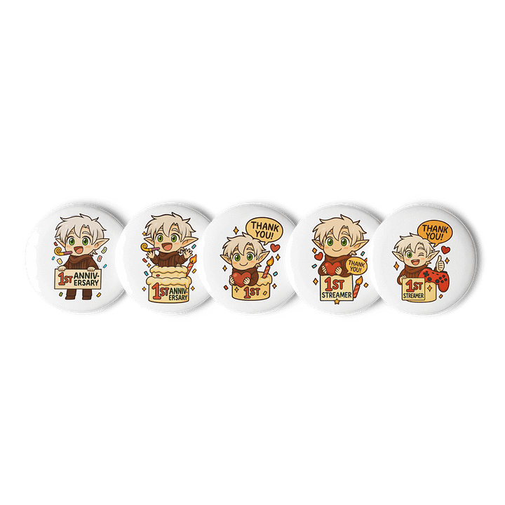Time Limited! 1st Anniversary Badges product image (1)