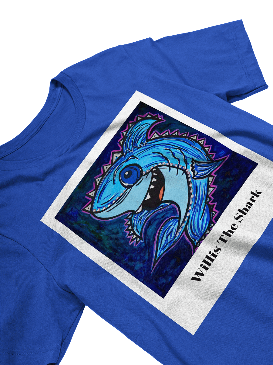 Willis The Shark Abstract Sea Animal T-Shirt product image (3)