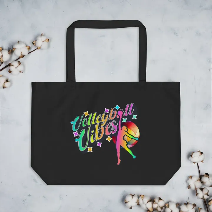 Volleyball Vibes Female Vibrant Tote product image (2)