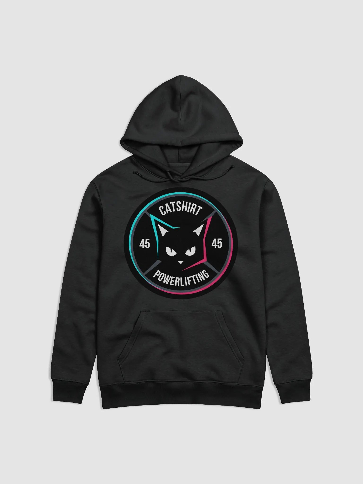 Catshirt Powerlifting Stanley/Stella Hoodie product image (1)