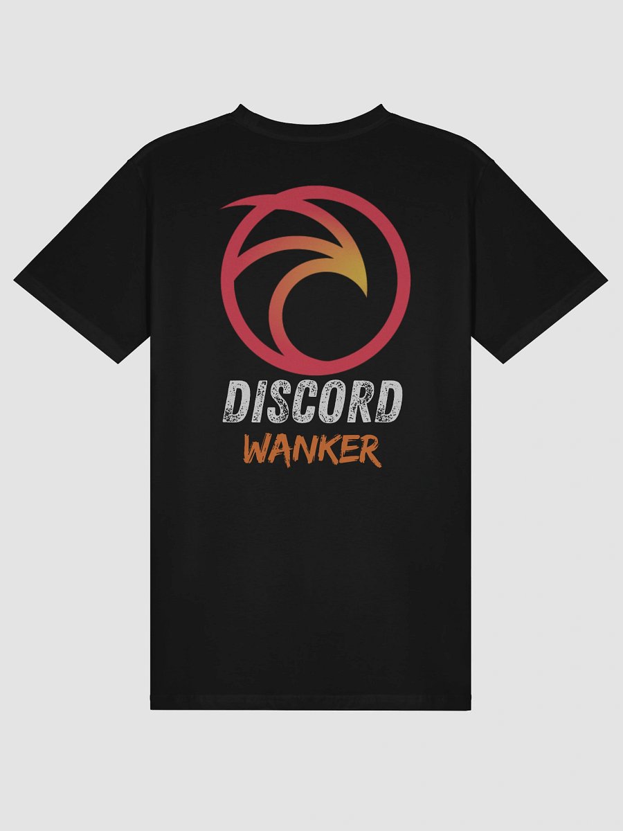 Discord W@nker T-shirt - Logo Back - Unisex product image (4)
