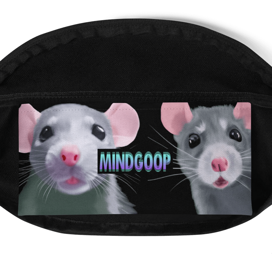 blue rats art fanny pack product image (6)